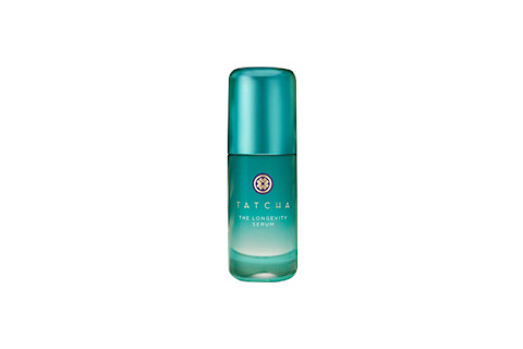 a bottle of Tatcha The Longevity Serum a bottle of Tatcha The Longevity Serum
