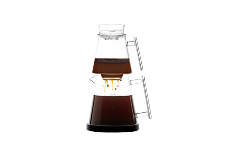 two-piece glass pour-over coffee system from Pure Over