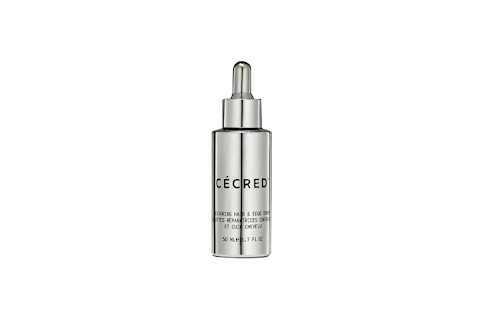 a bottle of hair product from Cécred a bottle of hair product from Cécred