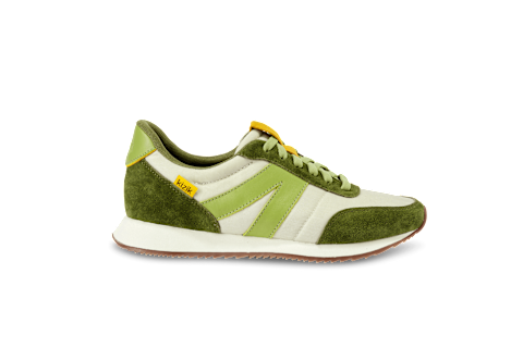 Kizik Shoes in Sweet Pea (green accents)