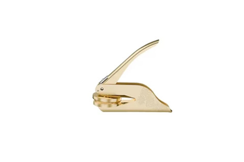 metallic embossing seal from Stamped 