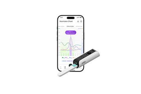Clinical-grade Inito Fertility & Hormone Monitor providing precise, at-home analysis of LH, FSH, progesterone, and estrogen for actionable reproductive health insights. Clinical-grade Inito Fertility & Hormone Monitor providing precise, at-home analysis of LH, FSH, progesterone, and estrogen for actionable reproductive health insights.