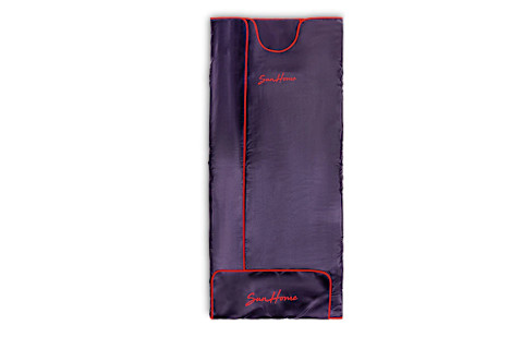 Sun Home Sauna Infrared Sauna Blanket in purple with red trim