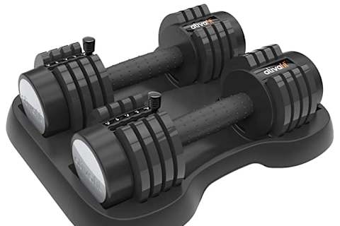best adjustable dumbbells ativafit dumbbells on rack