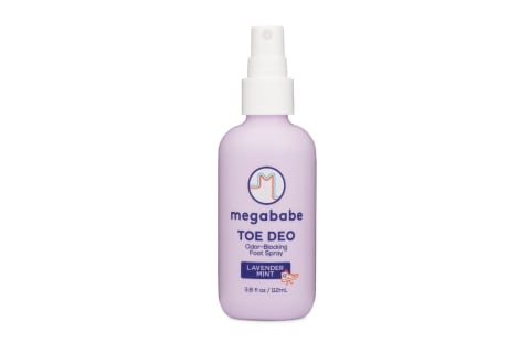 megababe toe deo in purple spray bottle