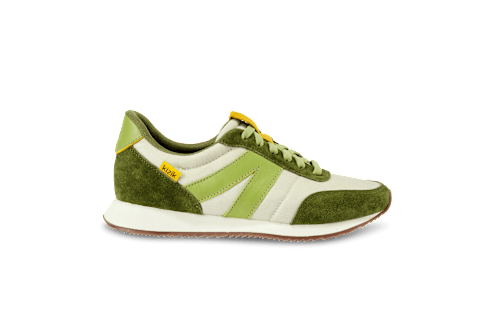 Kizik Shoes in Sweet Pea (green accents)
