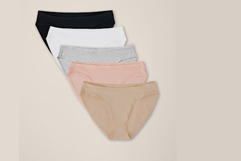 Pact Underwear Everyday Bikini 5-pack