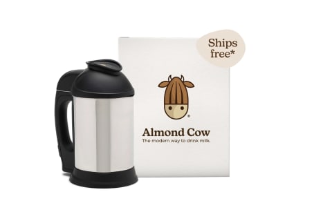 Almond Cow Machine on White Background