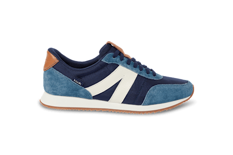 Kizik Shoes in Naval Academy (blue accents)