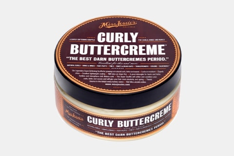 curly buttercreme hair