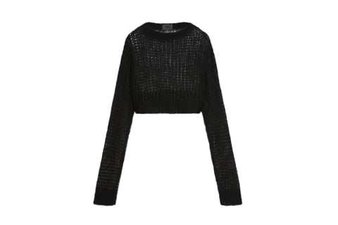 Zara Steven Meisel Mesh Knit Sweater