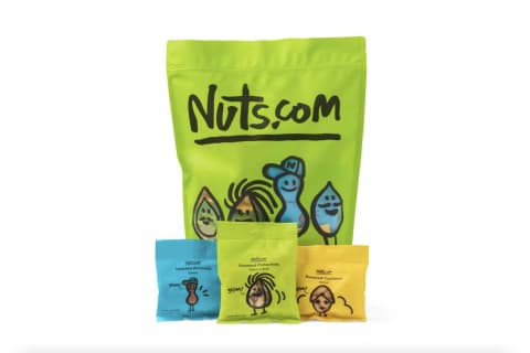Nuts.com variety pack of 4 packs of nuts