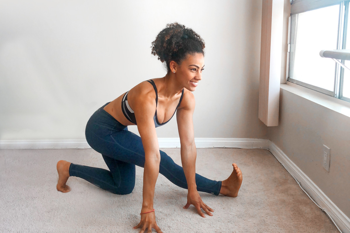 11 Accessible Leg Stretches To Help With Mobility & Flexibility |  mindbodygreen