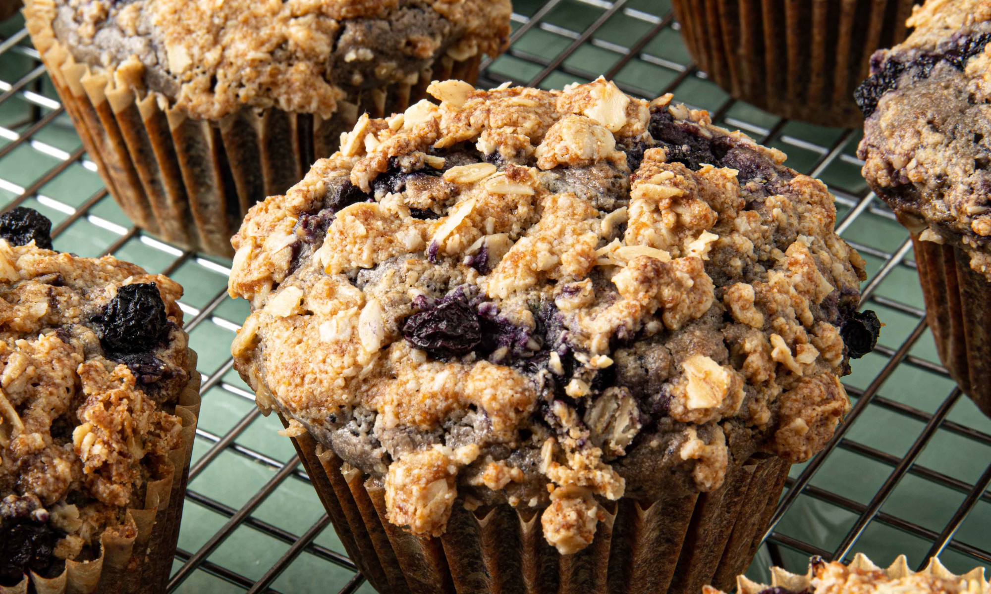 These Blueberry Oat Muffins Pack Extra Fiber & Antioxidants