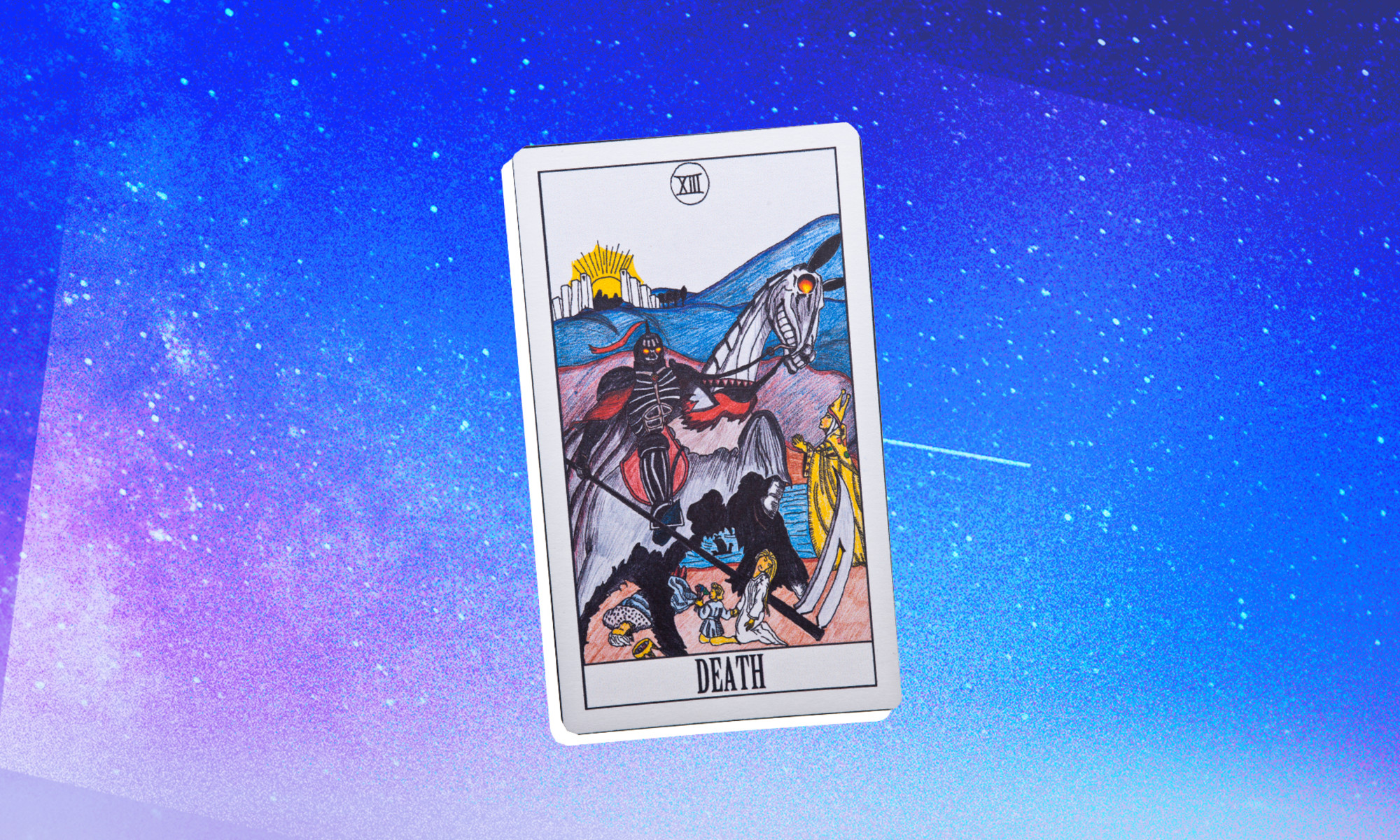 I really love One Piece and I also like Tarot, so I decide to make