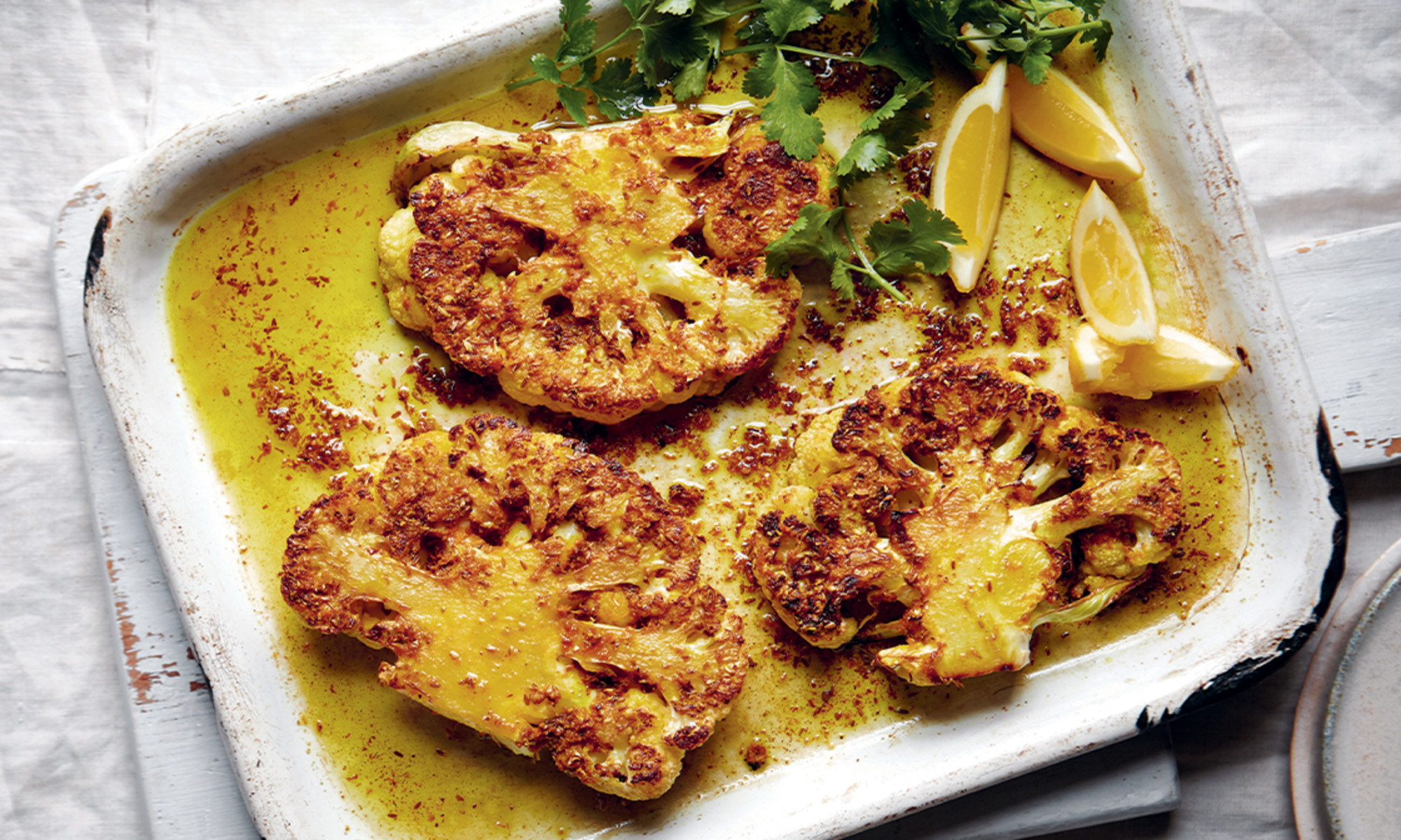 This Whole Roast Cauliflower With Tahini Is A Dinner-Party-Worthy Dish