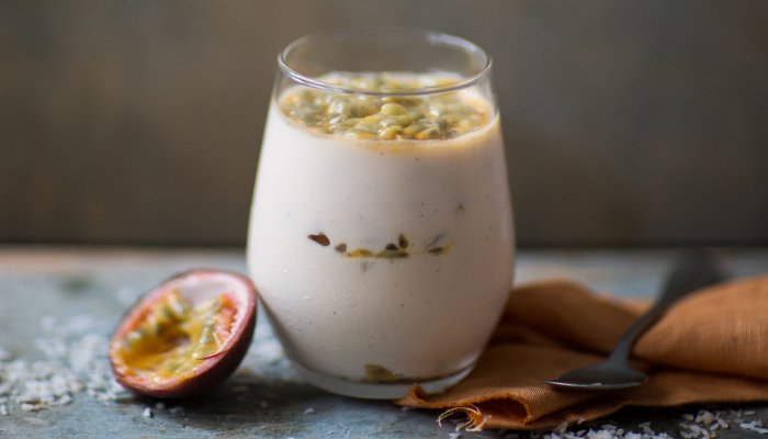 This 3-Ingredient Dairy-Free Passionfruit Pudding Is Packed With Protein 1