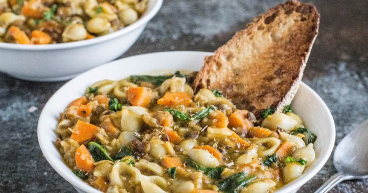 Lentil Vegetable Soup Recipe Vegan Mindbodygreen