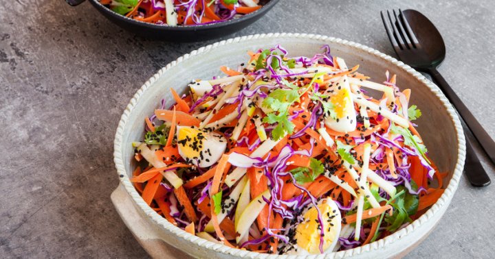 Carrot Salad With Turmeric Dressing Recipe For Glowing