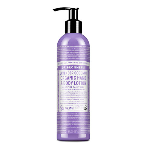 Dr. Bronner's Organic Lotion in Lavender Coconut Dr. Bronner's Organic Lotion in Lavender Coconut