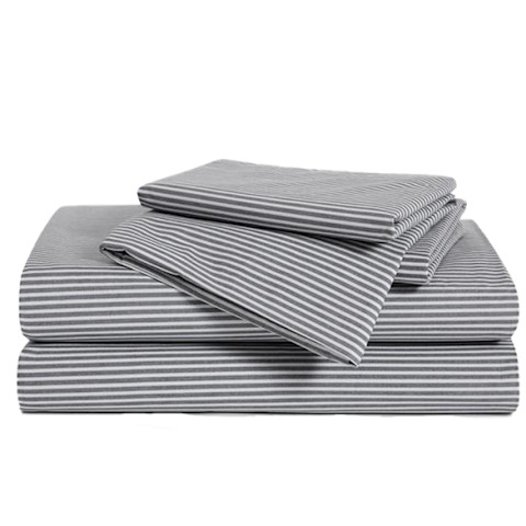 striped black and white sheets stacked striped black and white sheets stacked