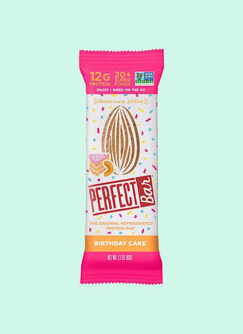 Perfect Bar limited Birthday Cake protein bar
