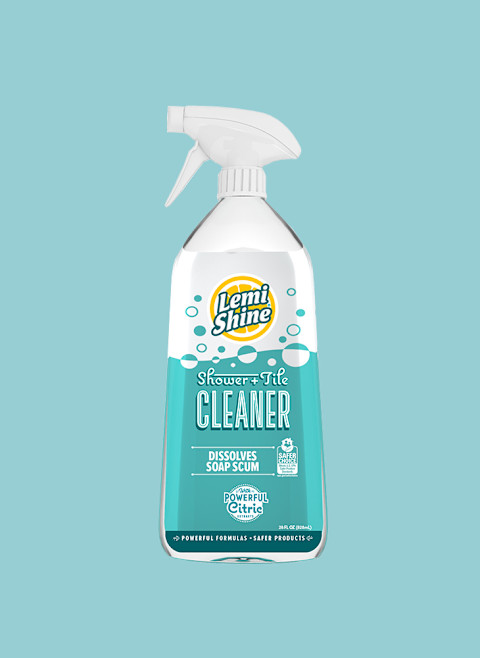 Lemi Shine shower cleaner bottle