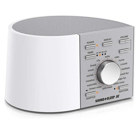 SNOOZ Go - Travel White Noise Sound Machine - Portable, Non-Looping White  Noise, Pink Noise, and Fan Sounds Plus Bluetooth Speaker and Night Light -  Charcoal