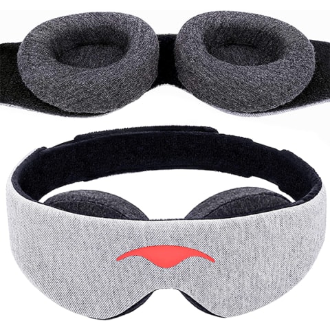 Sleep Better With 3d Contoured Cup Eye Mask - Block Out Light & Provide  Soft Comfort For Travel, Yoga & Nap! - Temu