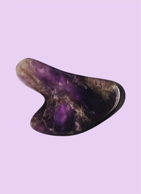 Mount Lai The Amethyst Gua Sha Facial Lifting Tool