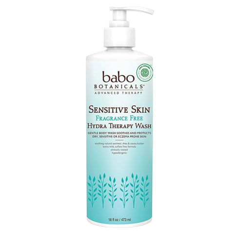 Babo Botanicals Sensitive Skin Fragrance Free Hydra Therapy Face & Body Wash