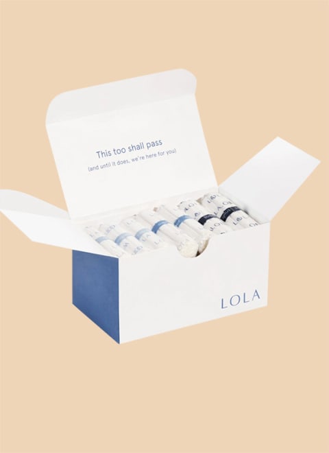 Lola organic tampon pack