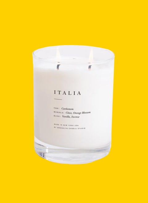 Brooklyn Candle Company white Italia Candle