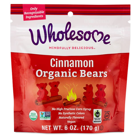 wholesome organic cinnamon bears
