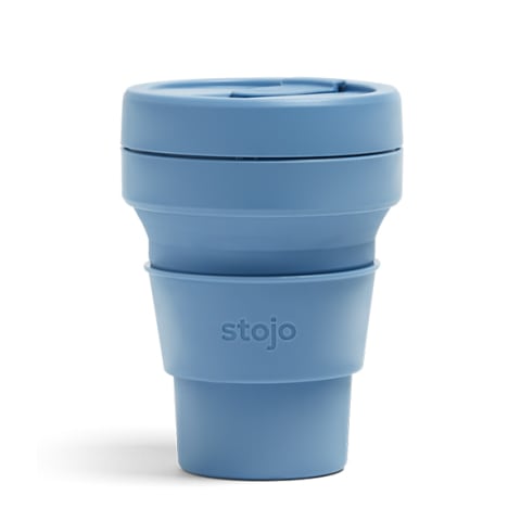 soft coffee mug in light blue