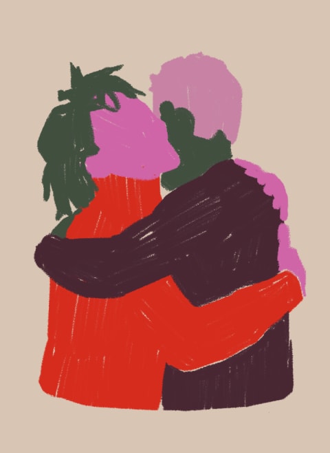 Hugging Poses - Romantic hug pose