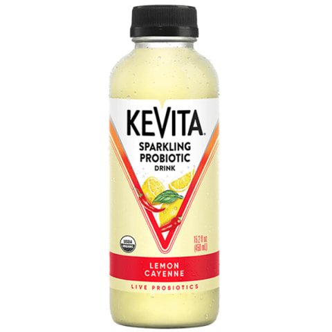 kevita SPARKLING PROBIOTIC DRINK Lemon Cayenne