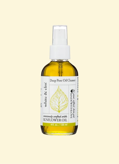 White & elm deep pore cleansing oil