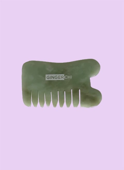 bian stone guasha gua sha board comb shape massage healthy beauty WRDE 