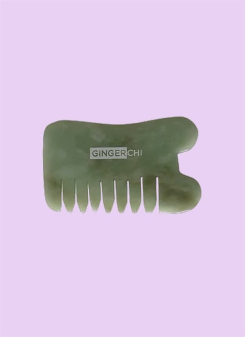 GingerChi Jade GuaSha Face Comb