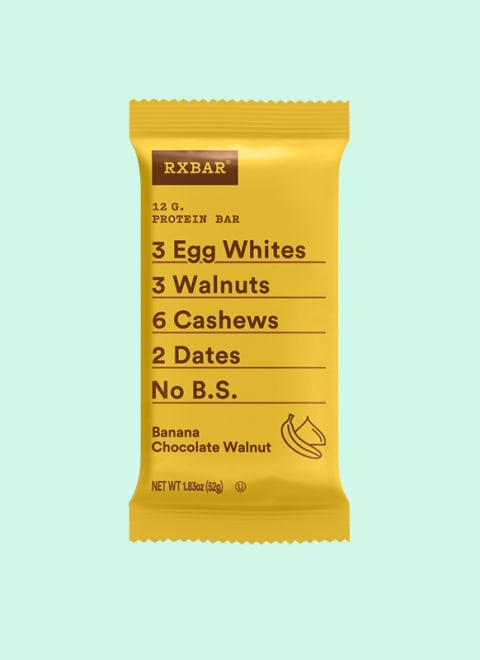 RXBAR new banana chocolate walnut protein bar