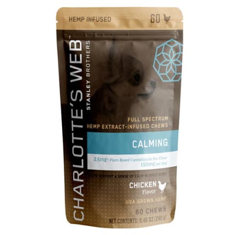Charlotte's Web calming dog chews