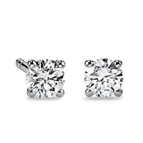 diamond earrings by blue nile