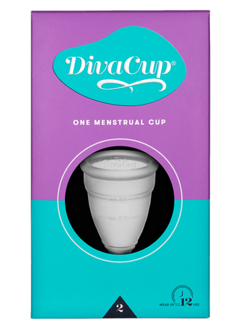 Model 2 DivaCup in packaging