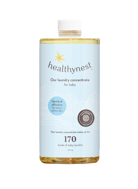 Healthynest laundry detergent bottle