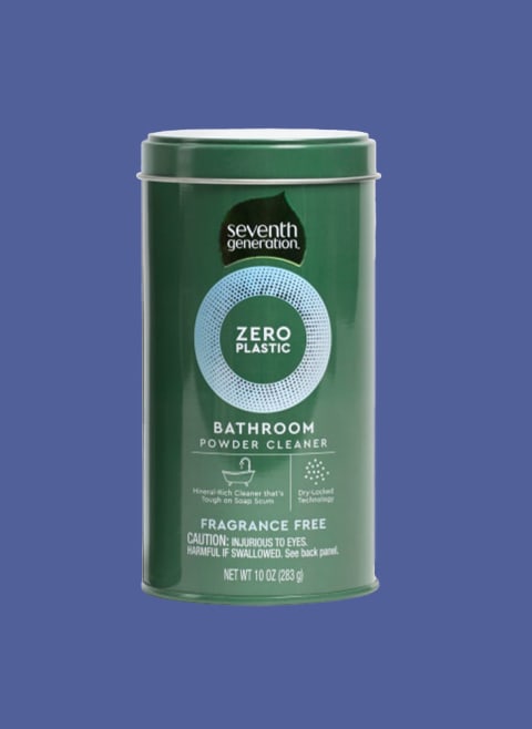 Seventh Generation plastic-free shower cleaner can