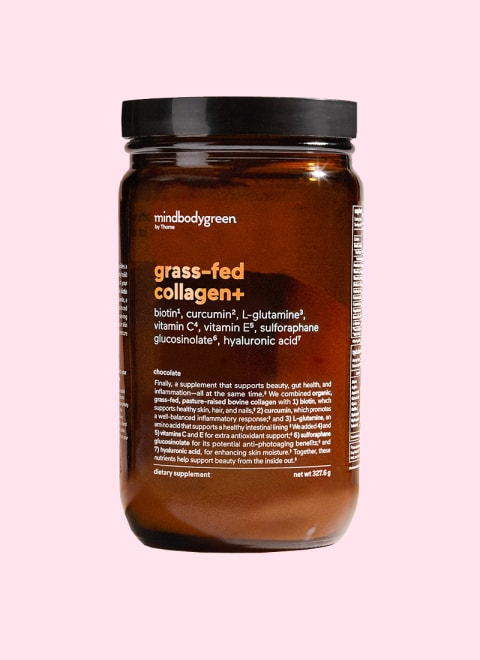 mindbodygreen grass-fed collagen+