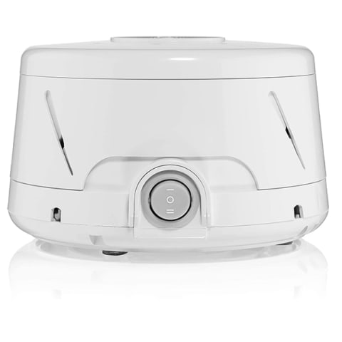 white noise machine with grey knob