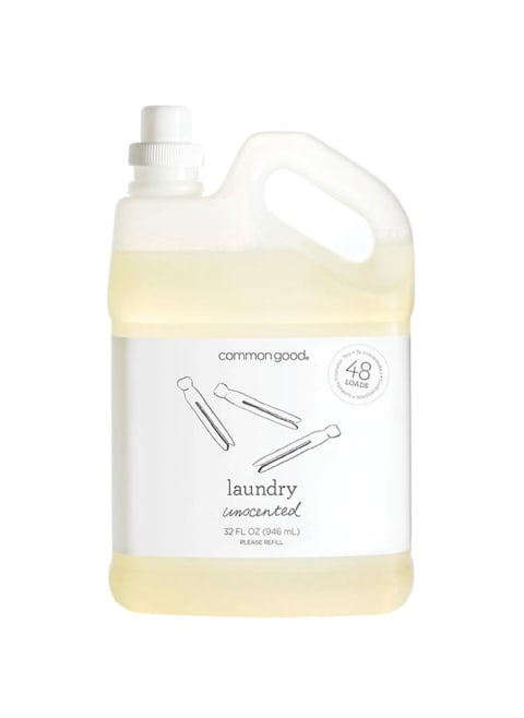 Common Good laundry detergent bottle