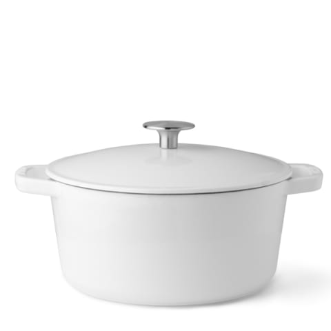 Small white Dutch Oven